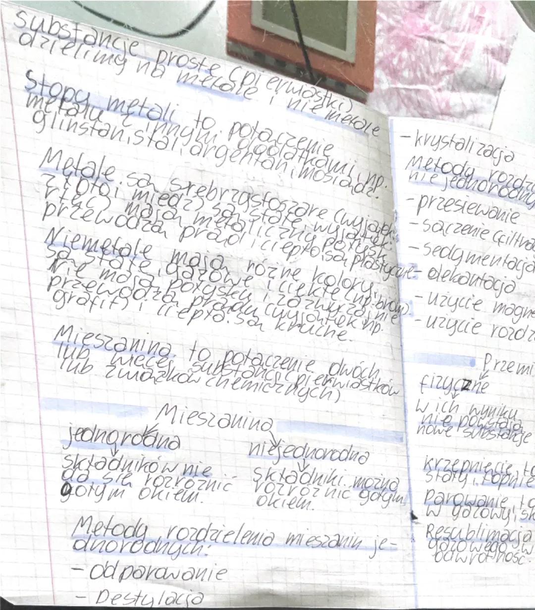 # thornia - substancje, właściwości i
przemiany.

substonjer

✓

Materia
(to wszystko
co nas ota-
(20)

Mieszaniny

proste

złożone.
(pierwi