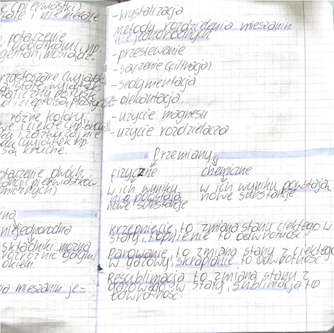 # thornia - substancje, właściwości i
przemiany.

substonjer

✓

Materia
(to wszystko
co nas ota-
(20)

Mieszaniny

proste

złożone.
(pierwi