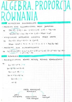 Know Algebra, proporcja i równania thumbnail