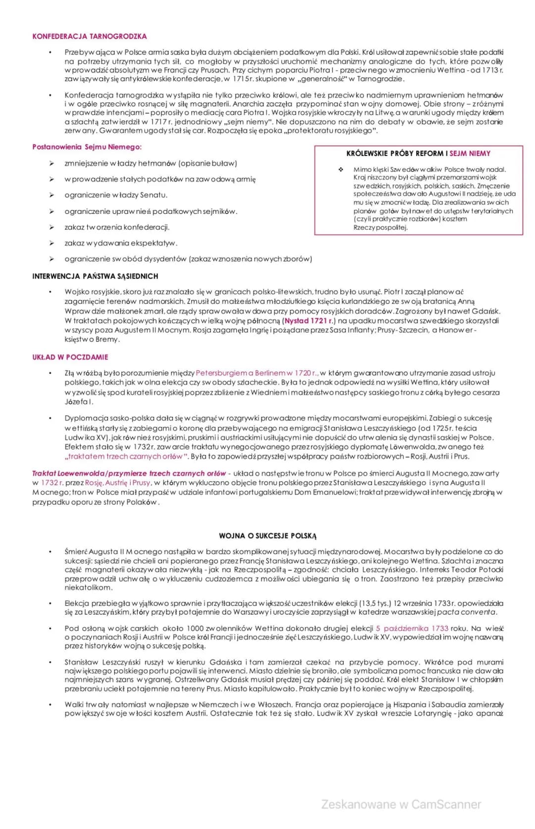 UNIA POLSKO-SASKA
ELEKCJA AUGUSTA II MOCNEGO
CZASY SASKIE W RZECZPOSPOLITEJ
.
Śmierć Jana III Sobieskiegow 1696 r. zapoczątkowała okres bezk