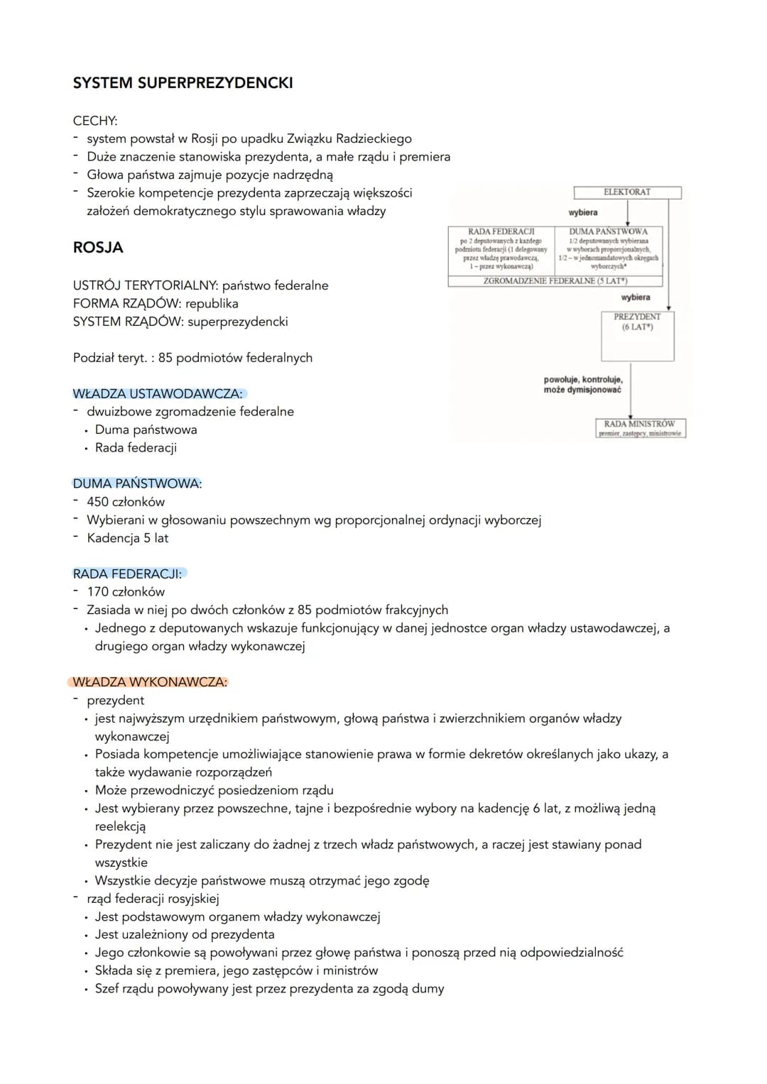 
<h2 id="systemprezydenckiaparlamentarnogabinetowy">System prezydencki a parlamentarno-gabinetowy</h2>
<h3 id="systemprezydencki">System pre