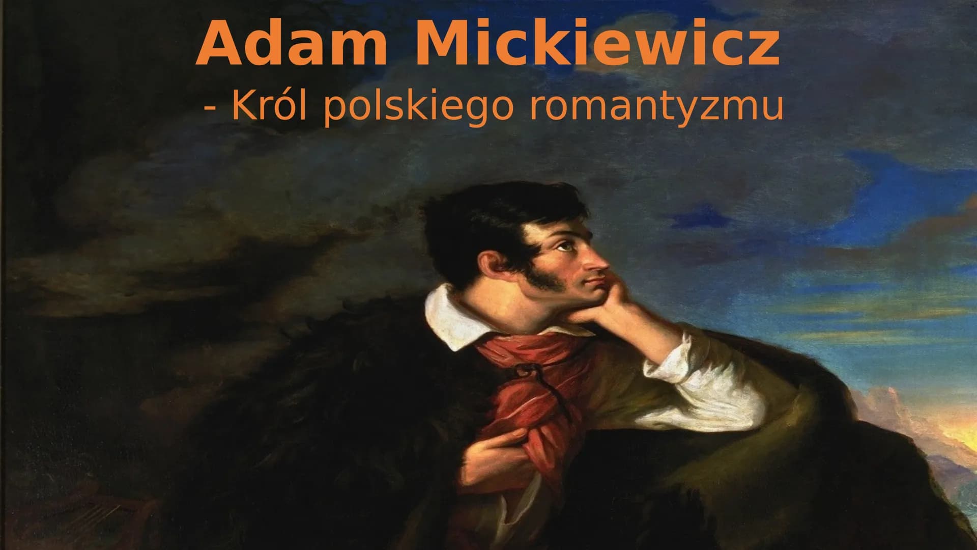 Adam Mickiewicz
- Król polskiego romantyzmu TIMI
Dom Adama
Mickiewicza w
Nowogródku
Dzieciństwo
• Adam Mickiewicz urodził się 24 grudnia 179