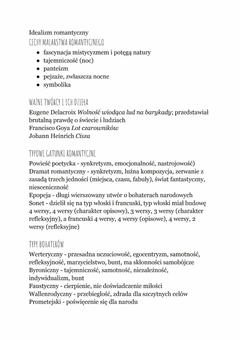 ROMANTYZM
RAMY CZASOWE
Europa: 1789 - rewolucja francuska
1848 - wiosna ludów
Polska: 1822 - pierwsze wydanie ballad i romansów Mickiewicza
