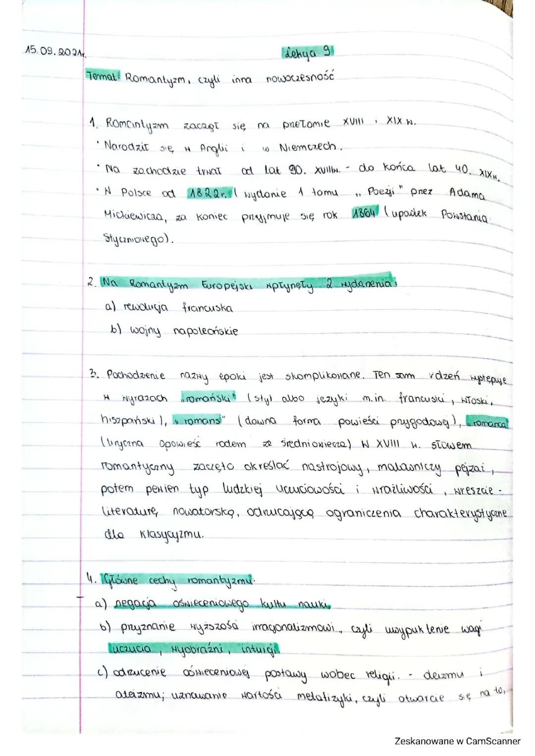 Romantyzm, czyli inna nowoczesność