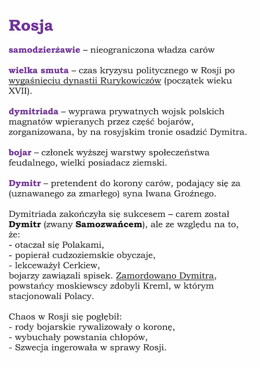 Początki panowania
Wazów i wojny z Rosją
Polscy królowie od 1573 r. do końca w. XVIII (upadek
Rzeczypospolitej) byli królami elekcyjnymi
(wy