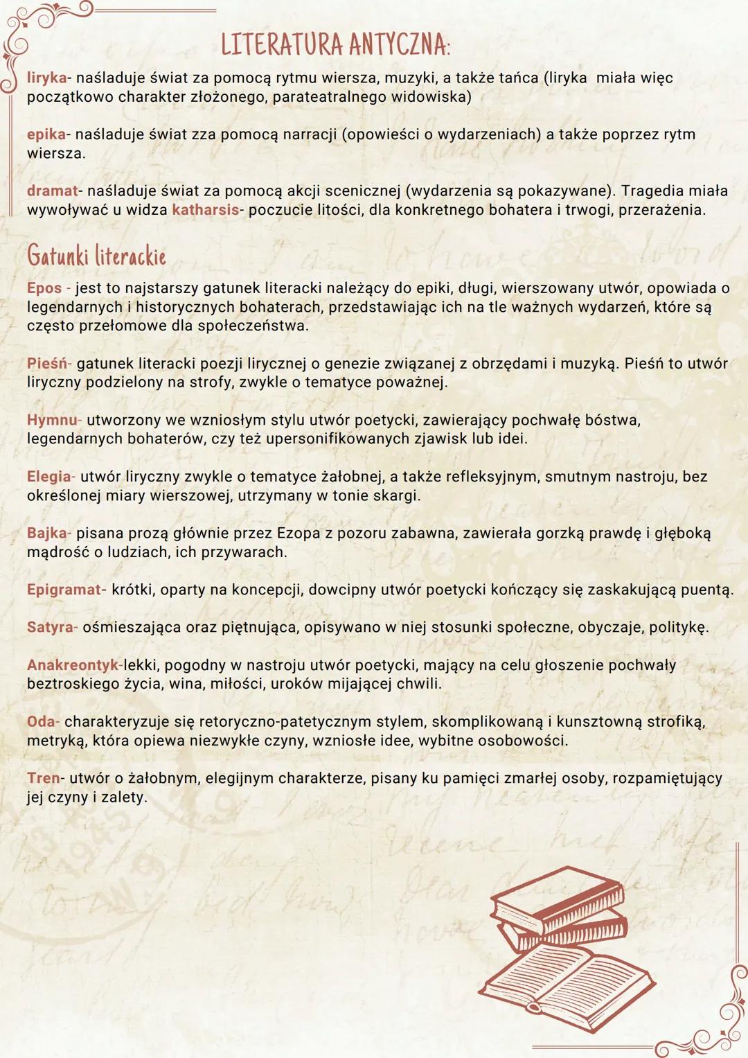 ANTYK
Nazwa antyk pochodzi od łacińskiego słowa antiquus, co oznaczało „zamierzchły, dawny, stary”.
Antyk, nazywamy również starożytnością, 