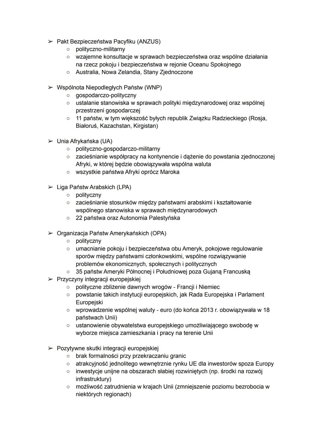 3. WSPÓŁPRACA MIĘDZYNARODOWA
➤ Płaszczyzny integracji
a) polityczna
i) integrowanie się narodów
ii) wspólne działania wobec innych państw i 