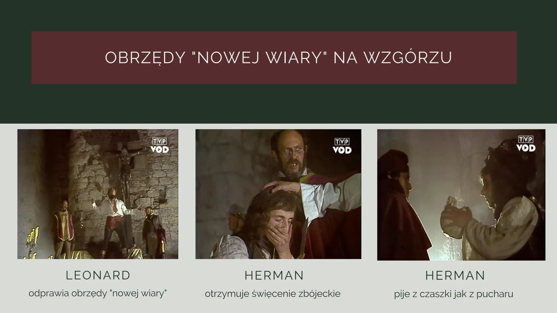 PLAN WYDARZEŃ
NIE-BOSKA KOMEDIA -
CZĘŚĆ 3
ZYGMUNT KRASIŃSKI CZĘŚĆ III
Wszystkie wydarzenia
mają warstwę realistyczną
Przemówienie Pankracego