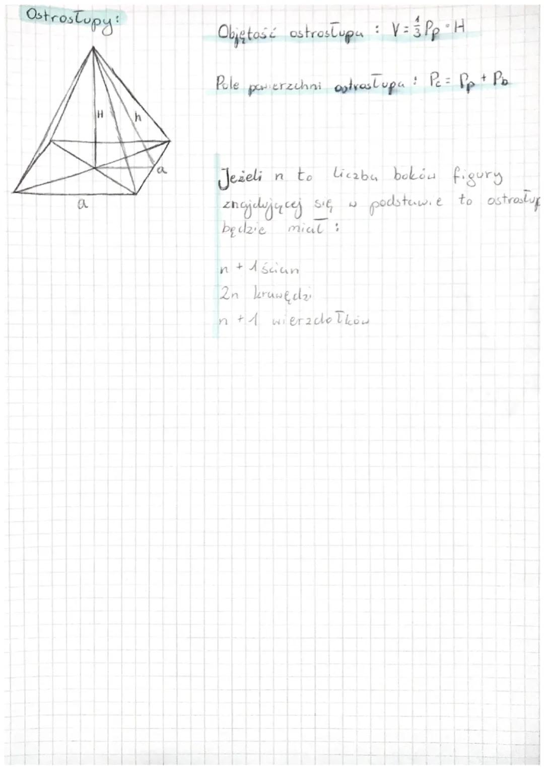 WZORY egzamin
8-klasisty
Twierdzenie Pitagorasa:
C
2
2
2
a
+ b
= C
Trójkąty szczególne
I
trójkyt
katach 90°, 45°, 45°
a
45'
a√2 a
a
trójkąt
