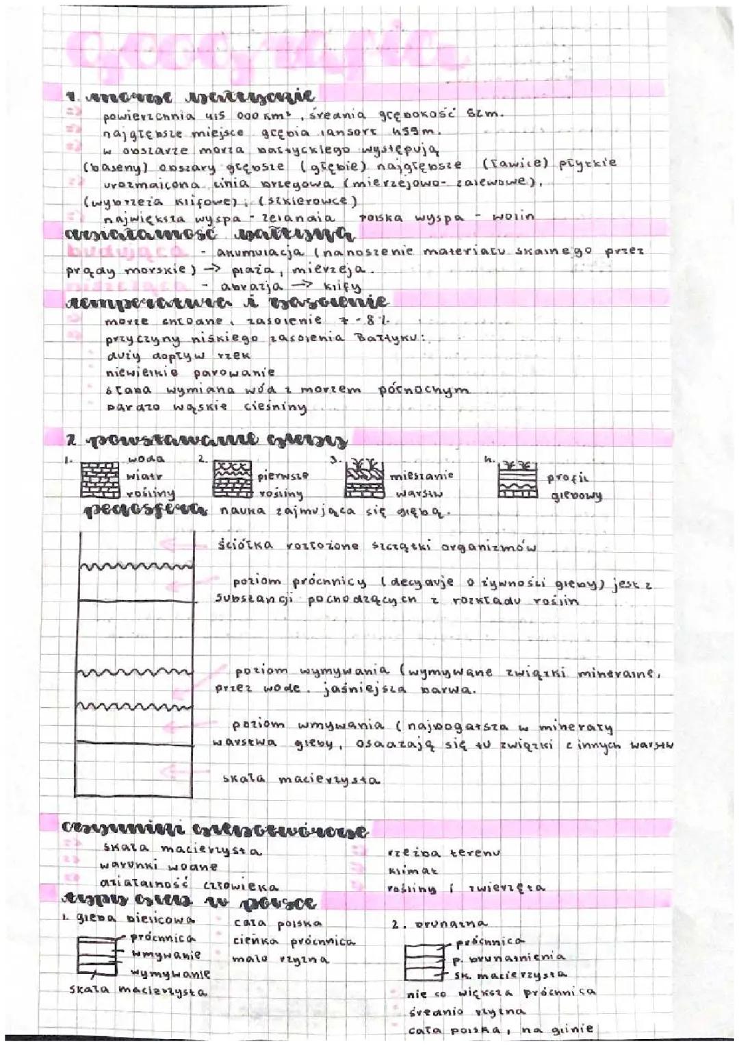 geografia klasa 7 dzial pierwszy druga polowa 