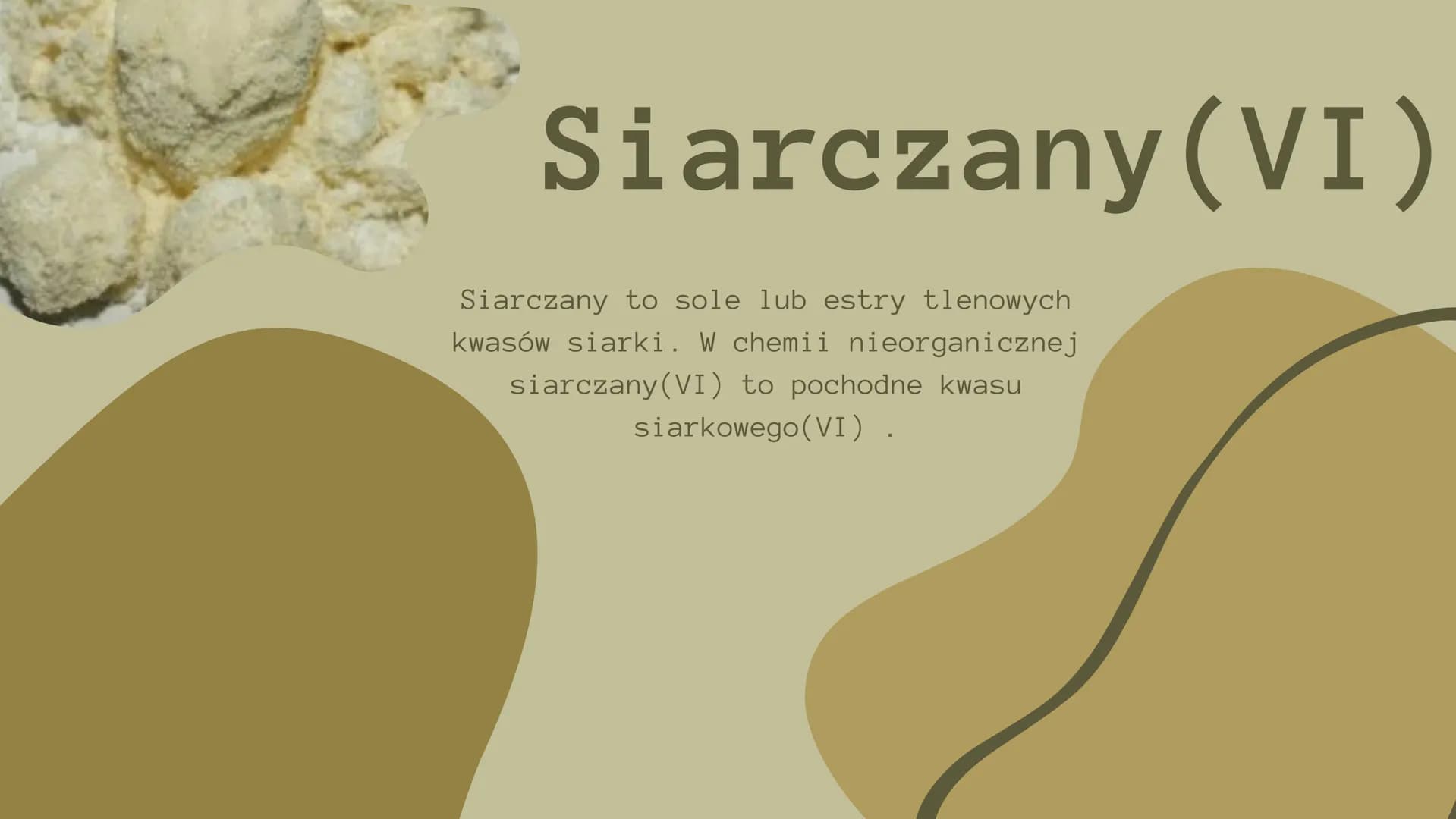 ZASTOSOWANIA I
WŁAŚCIWOŚCI SOLI CHLORKI
"Chlorki" to ogólna nazwa związków
chemicznych, soli kwasu solnego lub innych
związków zawierających