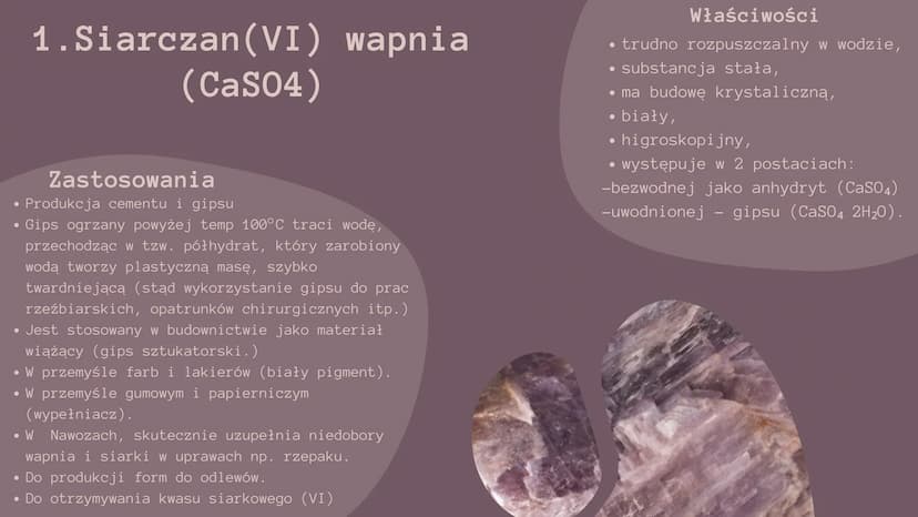 ZASTOSOWANIA I
WŁAŚCIWOŚCI SOLI CHLORKI
"Chlorki" to ogólna nazwa związków
chemicznych, soli kwasu solnego lub innych
związków zawierających