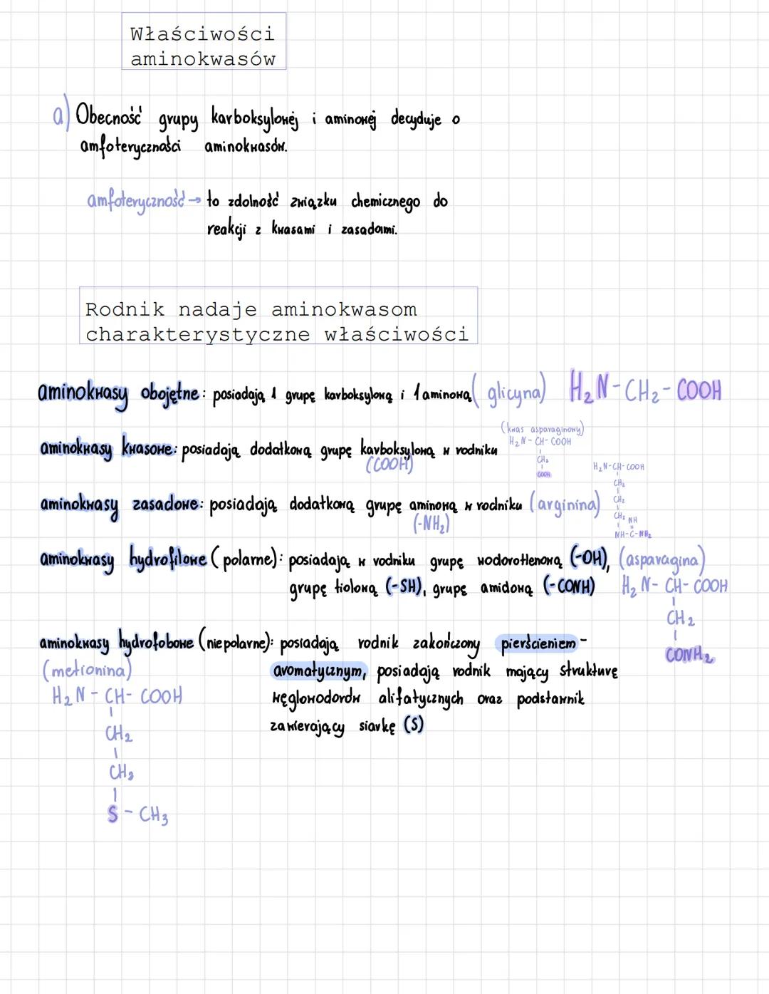 aminokwasów.
C, H, O, N, S budowa
Białka to
polimery
zbudowane z
monomerów-
Budowa aminokwasów
białkowych
H
H
R
I
N-C-C
1
H
Grupa
aminoka
(g