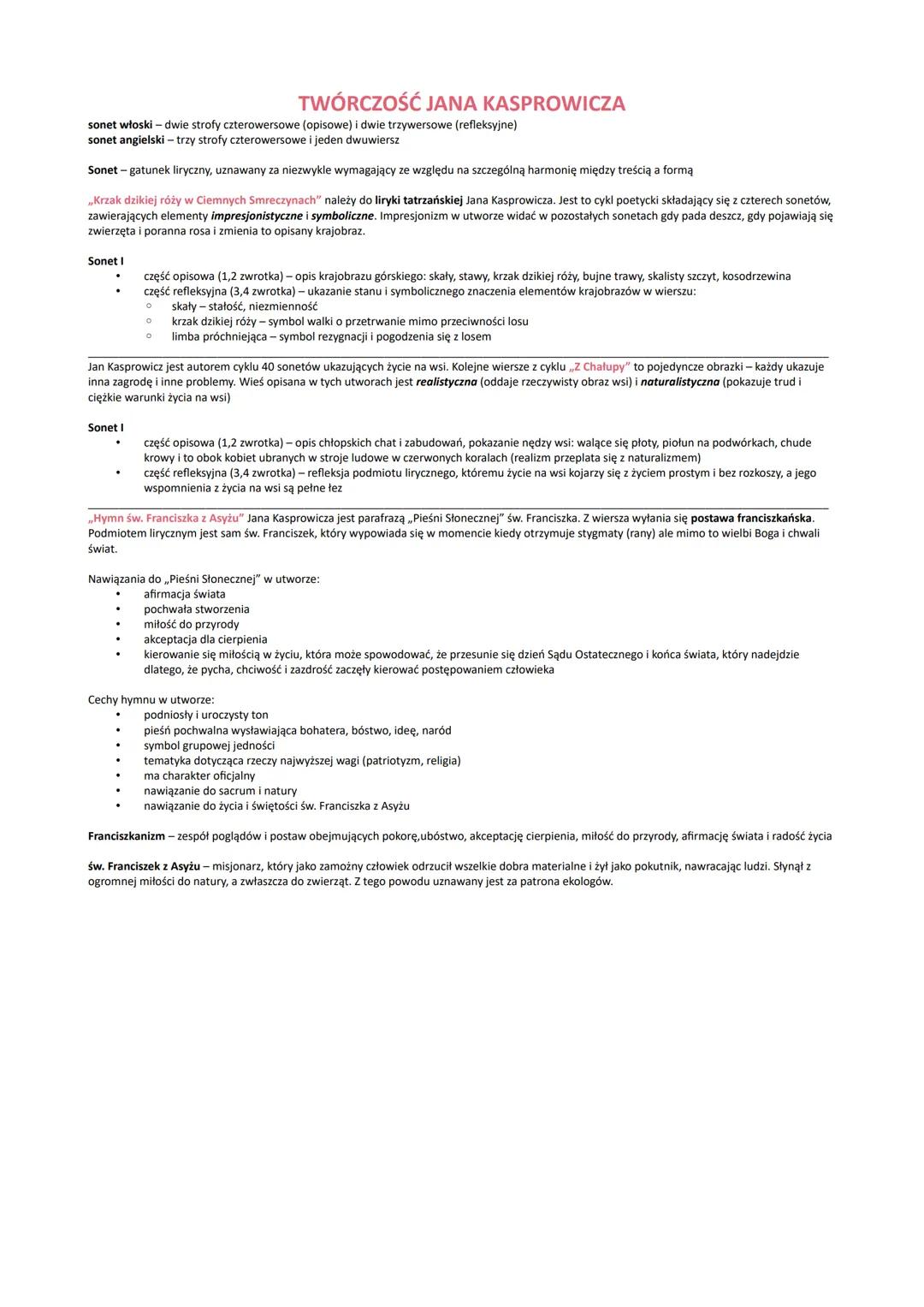 sonet włoski - dwie strofy czterowersowe (opisowe) i dwie trzywersowe (refleksyjne)
sonet angielski - trzy strofy czterowersowe i jeden dwuw