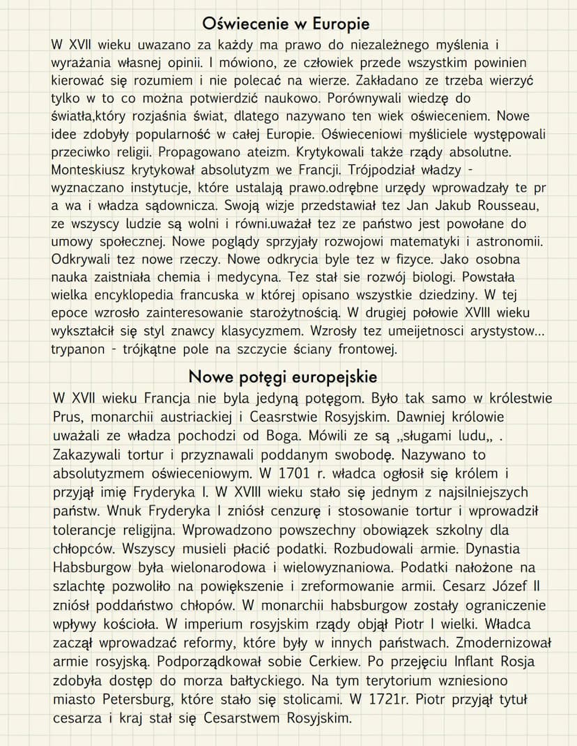 Absolutyzm we Francji
Hugenoci francuscy protestanci. W 1598 r. Henryk VI, wydał edykt
nantejski, który zakończył wszystkie wojny religijne.