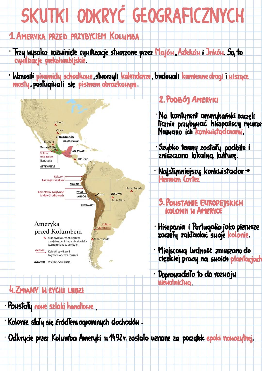 Skutki odkryć geograficznych 