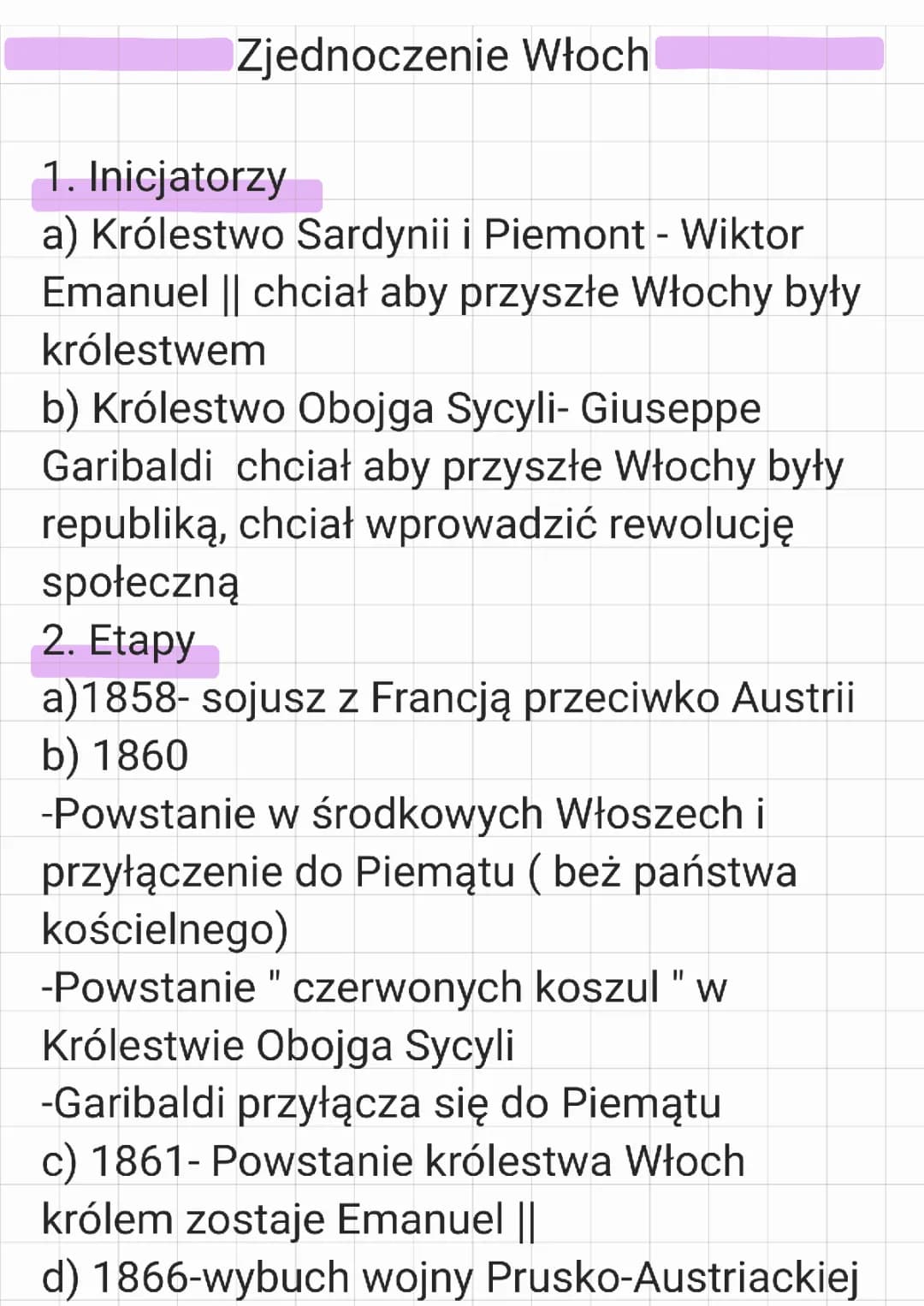 Zjednoczenie Włoch 