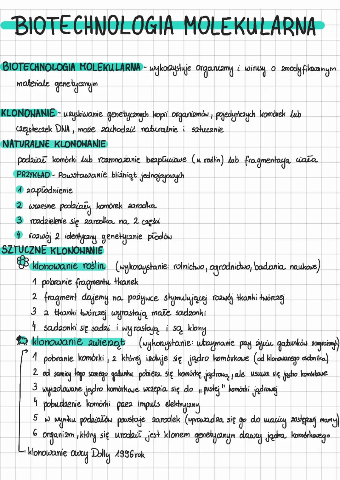 Biotechnologia molekularna 