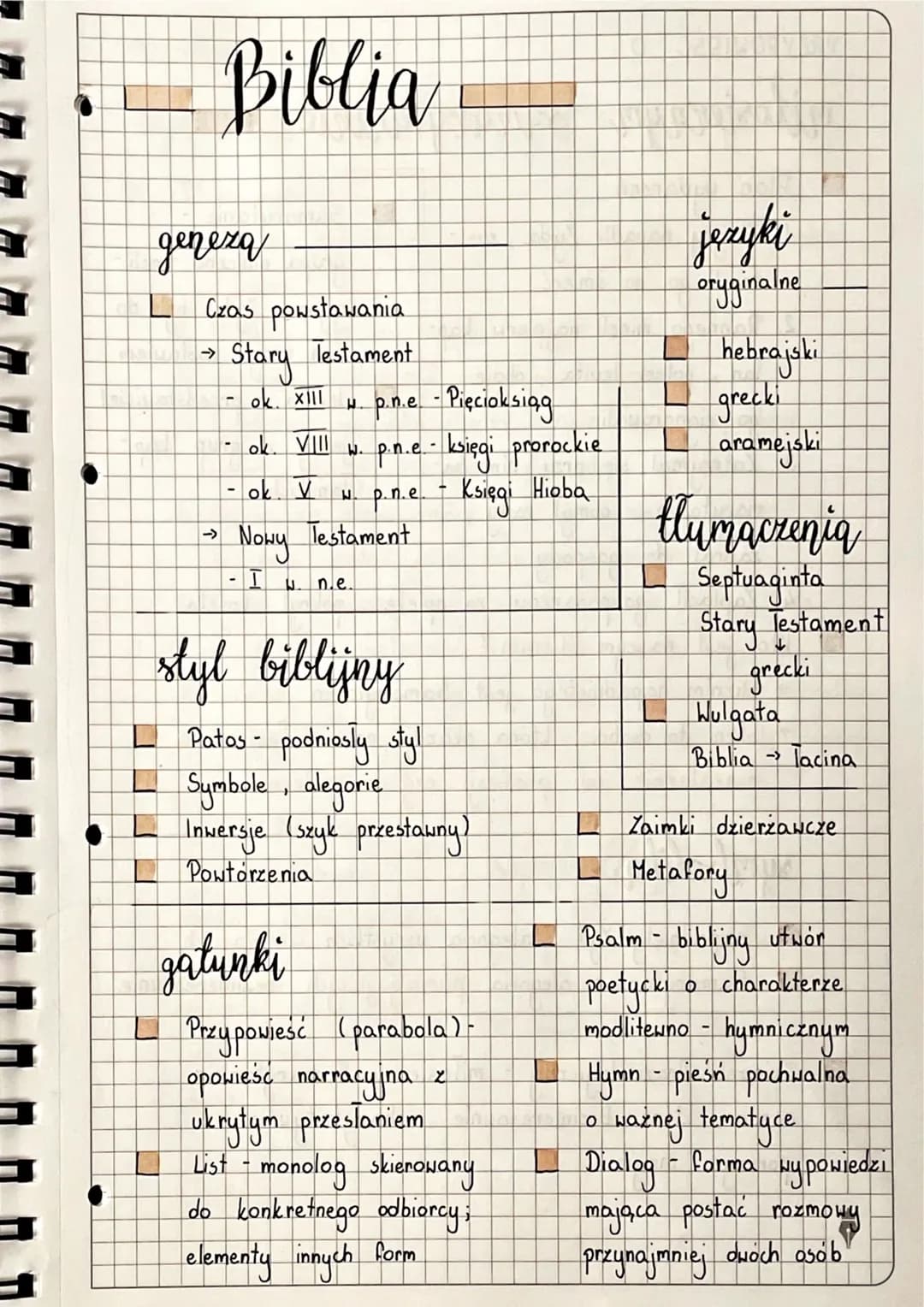 Biblia
geneza
Czas powstawania
•Stary Testament
ok. XIII w.
-
4. p.n.e-Pięcioksiąg
-
ok. VIII w. •p.n.e.- księgi prorockie
ok. V
4. p.n.e. -