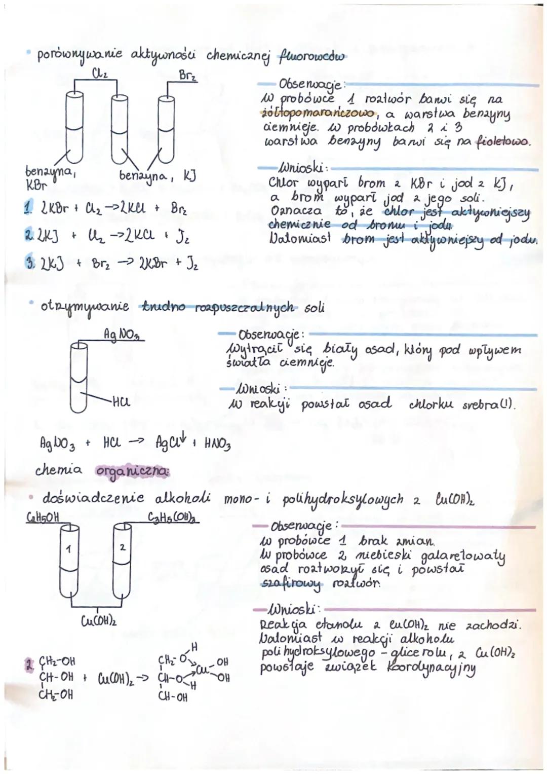 Waine reakge
chemia nicorganiczna:
otrzymywanie tlenu →
●
B
• termiczny rozkład wapieni
•gaszenie wapna palonego
reakcje metali:
metal + tle