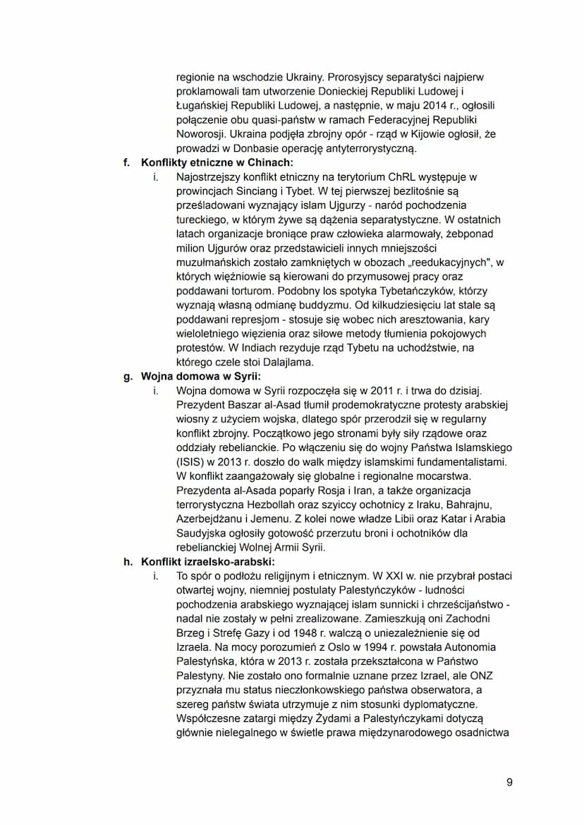 SPRAWY MIĘDZYNARODOWE
Współczesne stosunki międzynarodowe
Ład międzynarodowy
Gospodarka w polityce międzynarodowej
Współczesna globalizacja
