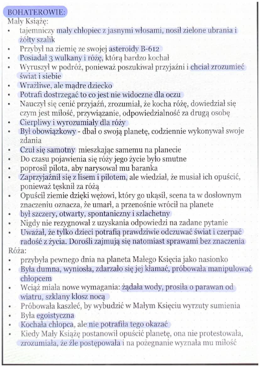 NAJWAŻNIEJSZE INFORMACJE:
Autor: Antoine de Saint-Exupéry (1900-1944r.)/literatura wojny i
okupacji
Pomysł napisania tej książki powstał lat