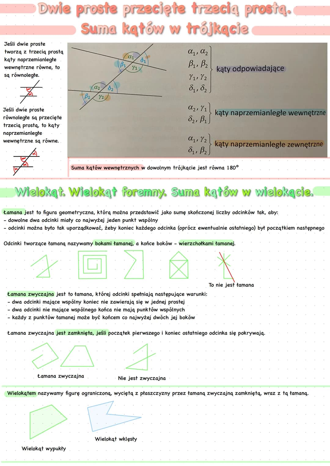 
<p>Punkt również jest figurą geometryczną. Odcinkiem o końcach A, B nazywamy figurę utworzoną z punktów A i B oraz ze wszystkich punktów pr