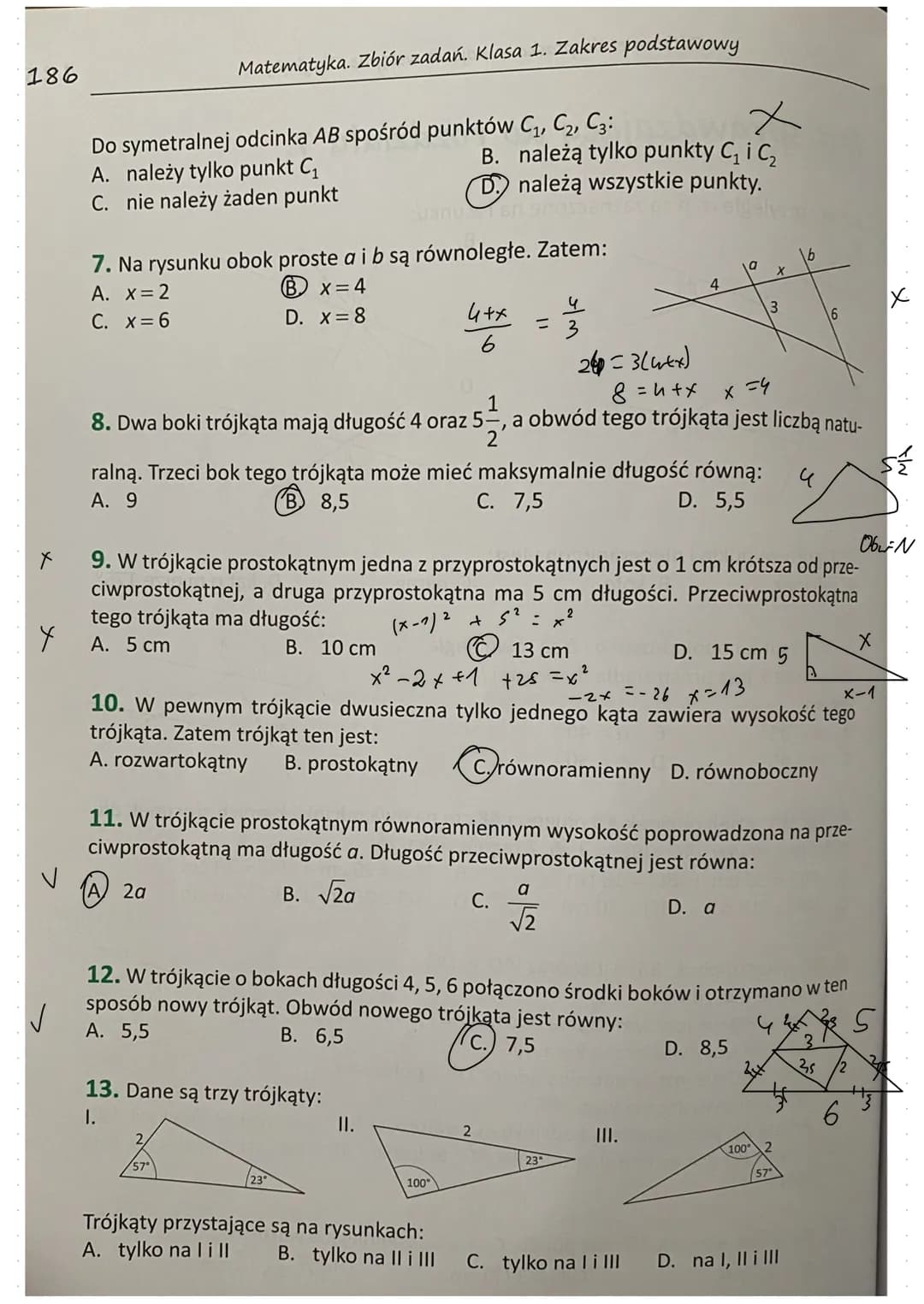 
<p>Punkt również jest figurą geometryczną. Odcinkiem o końcach A, B nazywamy figurę utworzoną z punktów A i B oraz ze wszystkich punktów pr