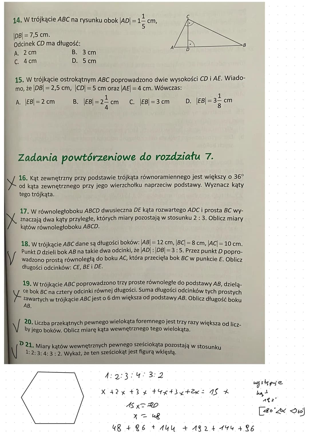 
<p>Punkt również jest figurą geometryczną. Odcinkiem o końcach A, B nazywamy figurę utworzoną z punktów A i B oraz ze wszystkich punktów pr