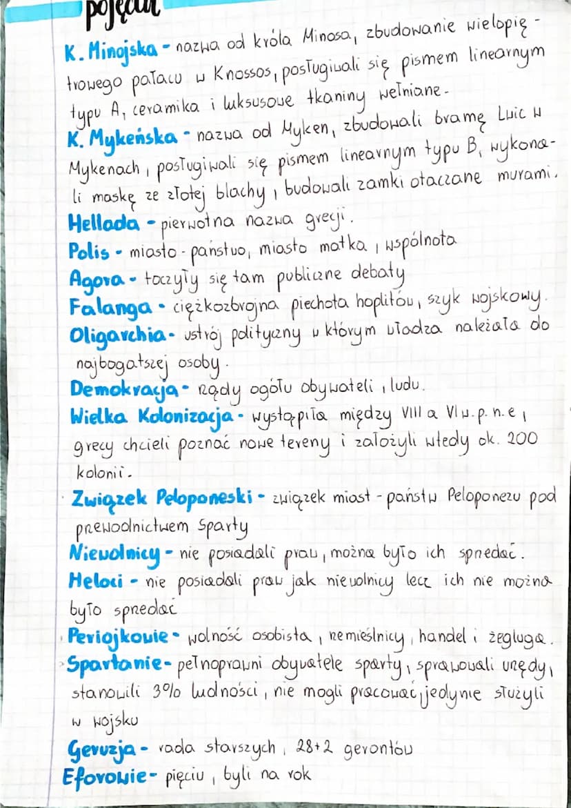 starożytna grega
daty
2200-1450r.p.n.e
XVI - XII w. - kultura mykeńska
XII - IX wieki ciemne
e - kultuva minojska
VIII-VI .- wielko, koloniz