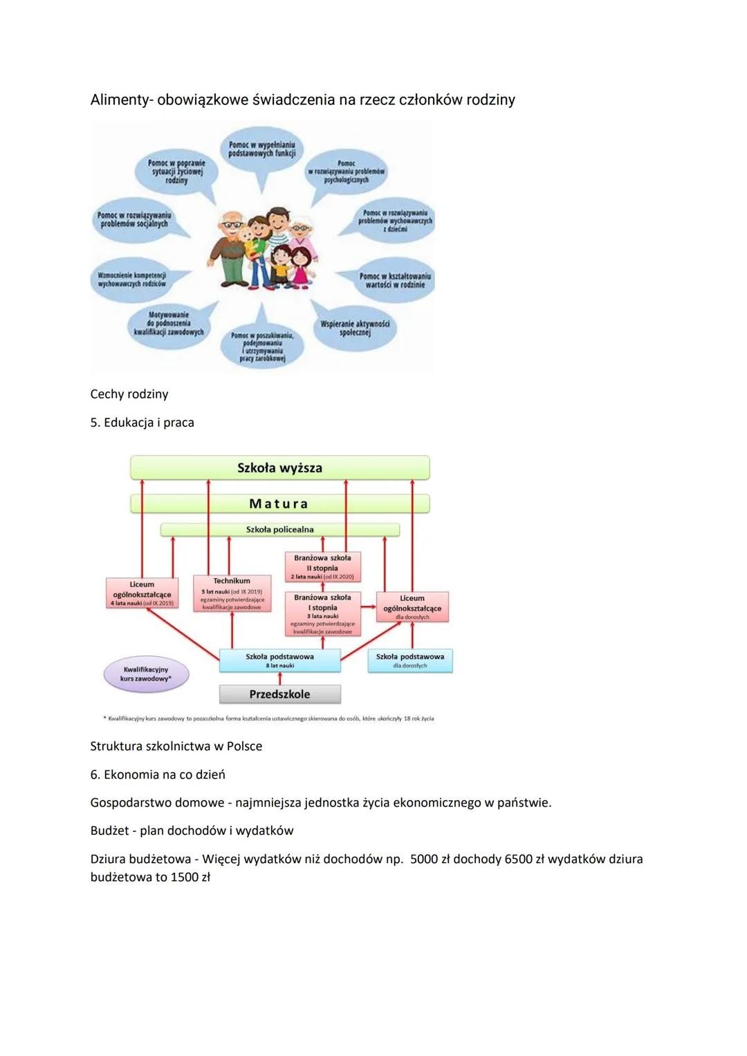 1. Człowiek w społeczeństwie
Społeczeństwo - «ogół ludzi pozostających we wzajemnych stosunkach
wynikających z warunków życia, podziału prac