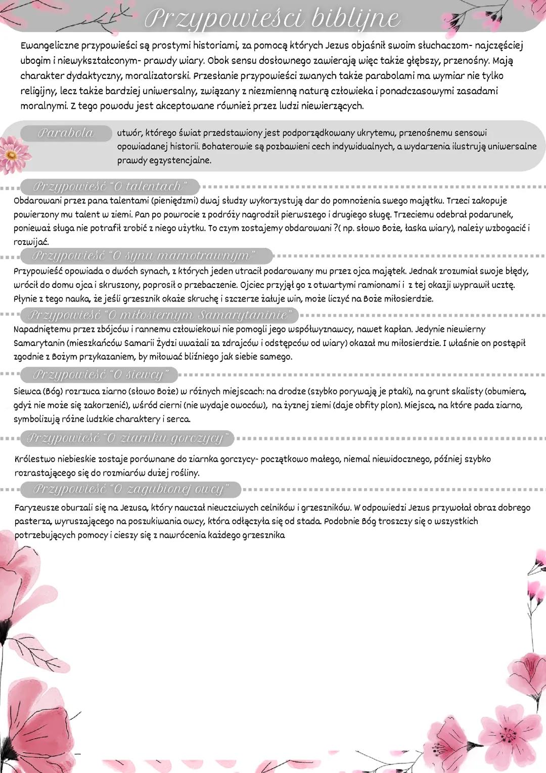 Przypowieści biblijne