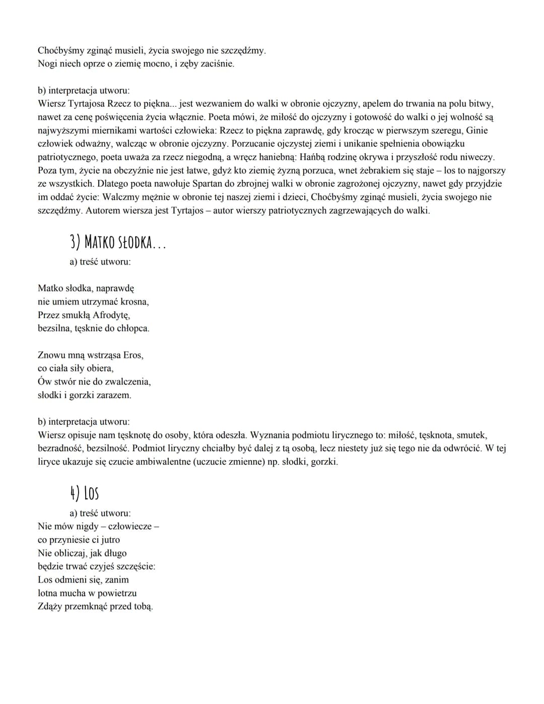 1) PRZYNIEŚ NAM TU CZARĘ, CHŁOPCZE…..
a) treść utworu:
Przynieś nam tu czarę, chłopcze,
Chcę popijać jednym duszkiem!
Do dziesięciu kubków w