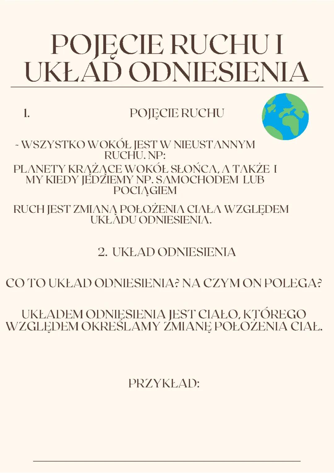 Ruch jednostajny prostoliniowy i kinematyka klasa 7: zadania z odpowiedziami i wykresami