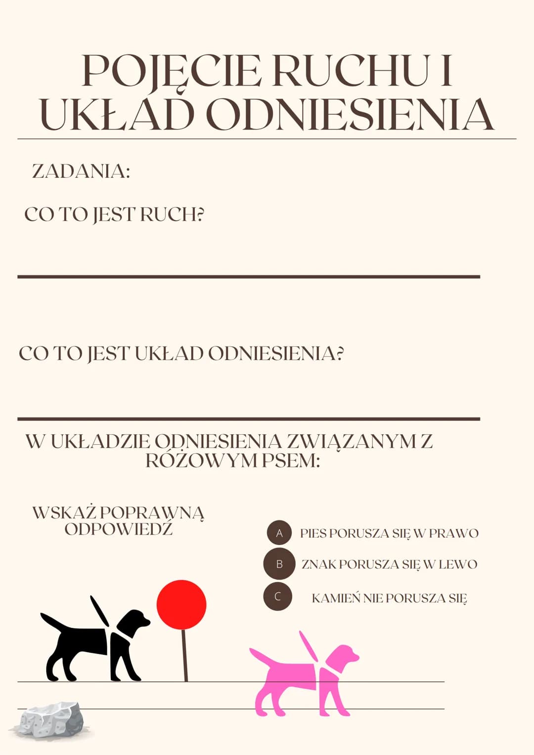 POJĘCIE RUCHUI
UKŁAD ODNIESIENIA
1.
POJĘCIE RUCHU
- WSZYSTKO WOKÓŁ JEST W NIEUSTANNYM
RUCHU. NP:
PLANETY KRĄŻĄCE WOKÓŁ SŁOŃCA, A TAKŻE I
MY 