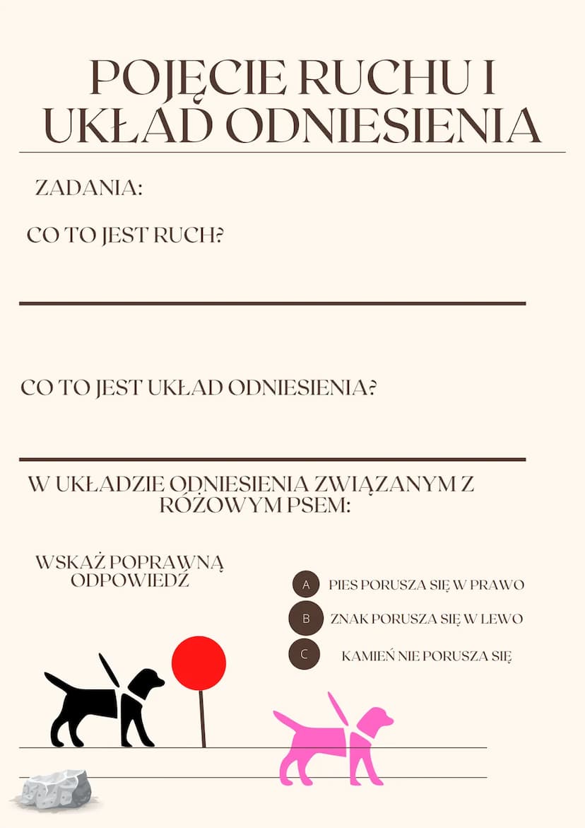 POJĘCIE RUCHUI
UKŁAD ODNIESIENIA
1.
POJĘCIE RUCHU
- WSZYSTKO WOKÓŁ JEST W NIEUSTANNYM
RUCHU. NP:
PLANETY KRĄŻĄCE WOKÓŁ SŁOŃCA, A TAKŻE I
MY 