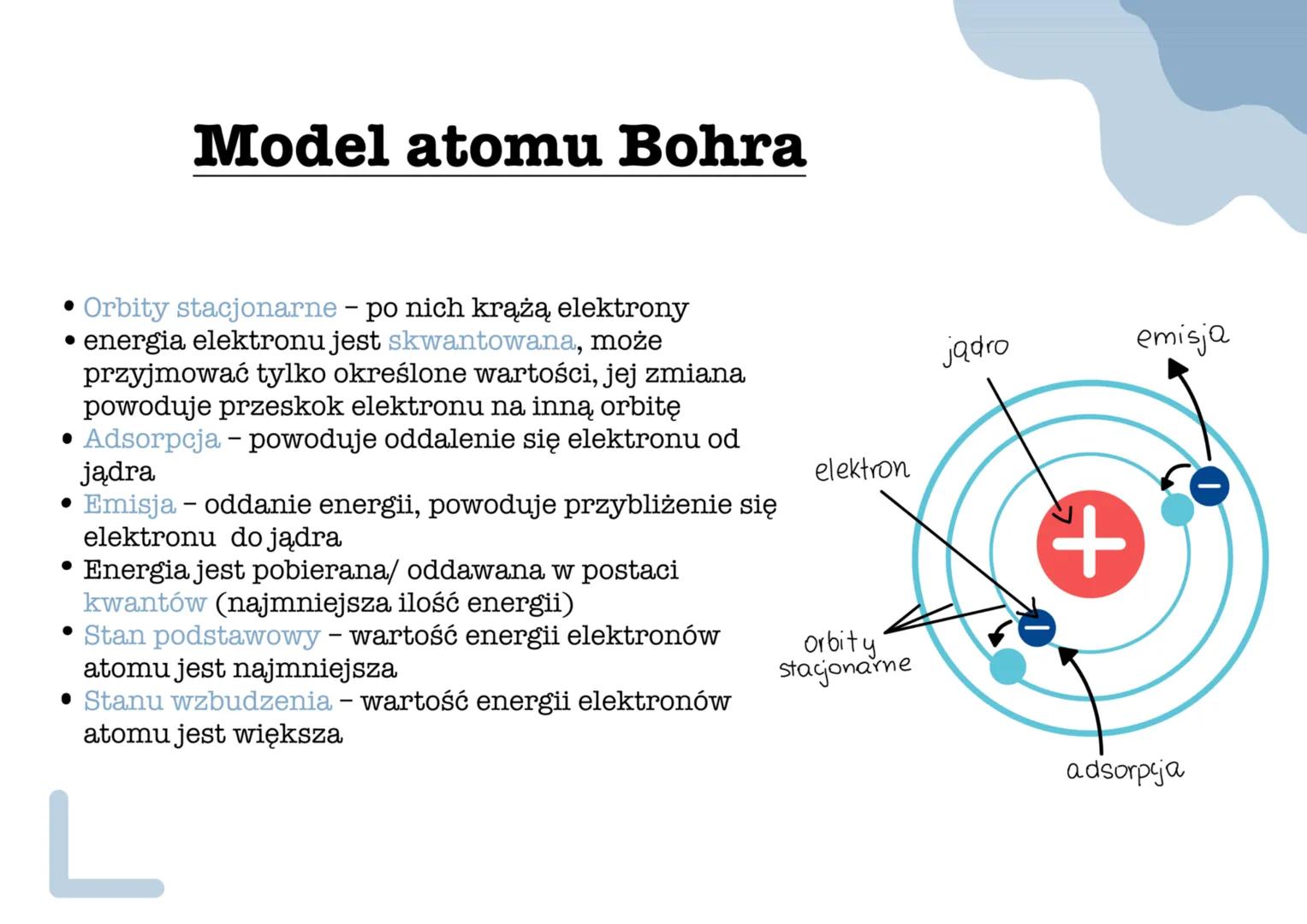Teoria atomowa Daltona
To pierwsza próba zbudowania logicznego i kompletnego
opisu materii w języku atomów i ich własności
• Opiera się na p