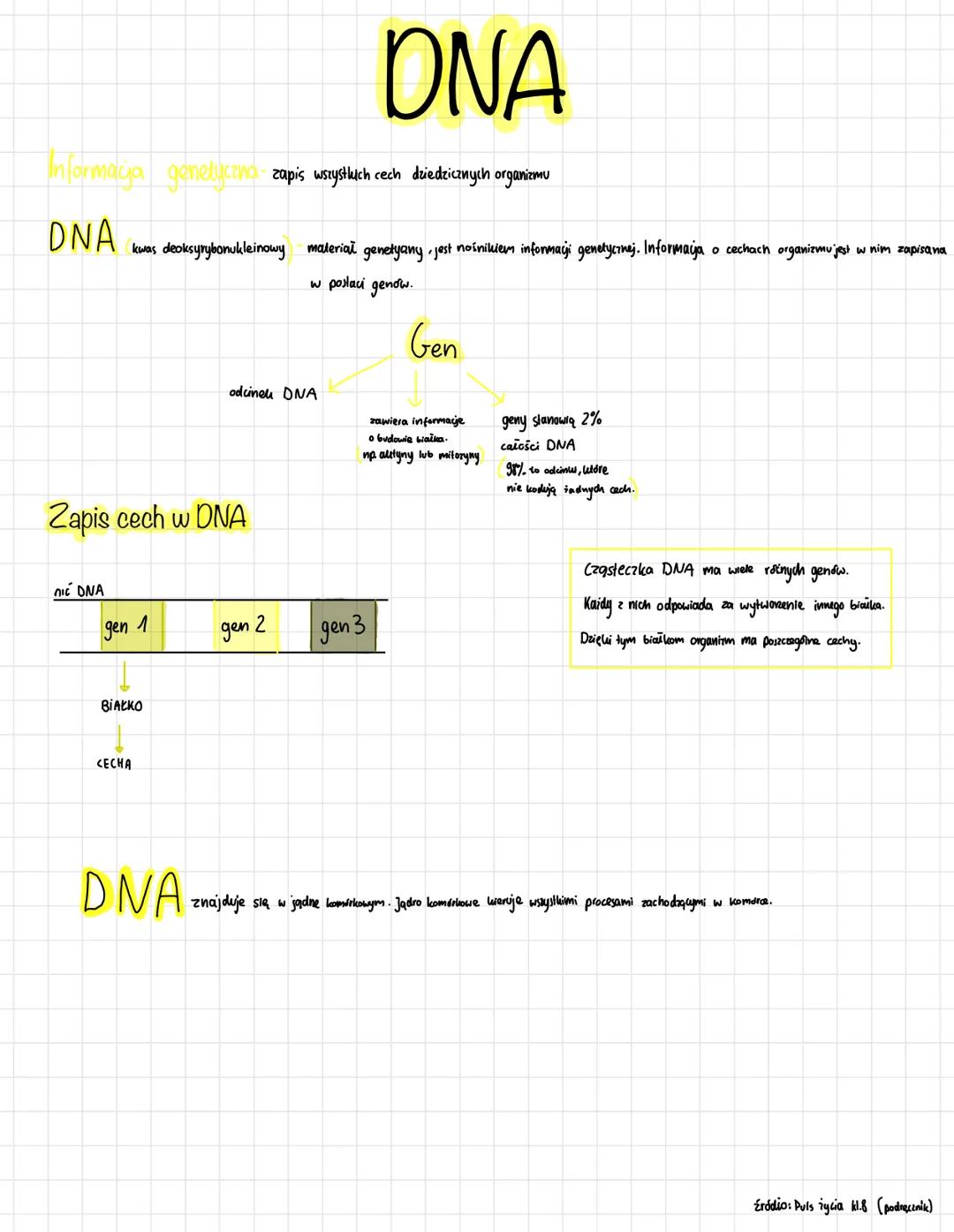 Co to jest?
Genetyka
nauka zajmująca się dziedziczeniem cech oraz zmiennością organizmów
cechy dziedziczne
odziedziczone po rodzicach
kolor 