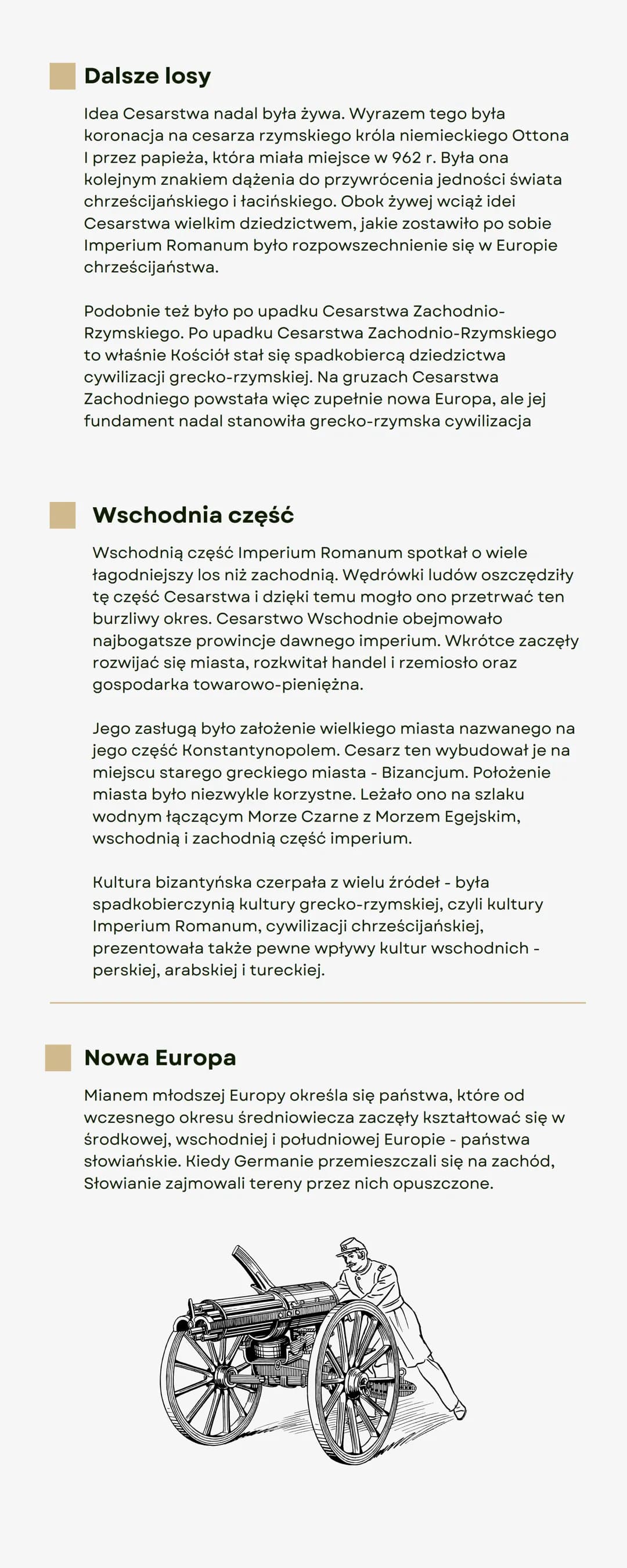 Europa po upadku
cesarstwa
zachodniorzymskiego
Wydarzenia
Upadek Cesarstwa Rzymskiego na Zachodzie
przypieczętował rozpad jedności polityczn