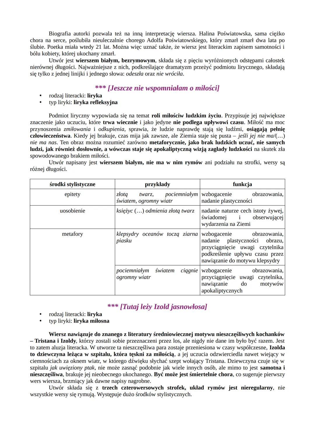 --- OCR Start ---
Halina Poświatowska
biografia
Halina Poświatowska urodziła się 9 maja 1935 roku w Częstochowie. Jako młoda dziewczynka
cię