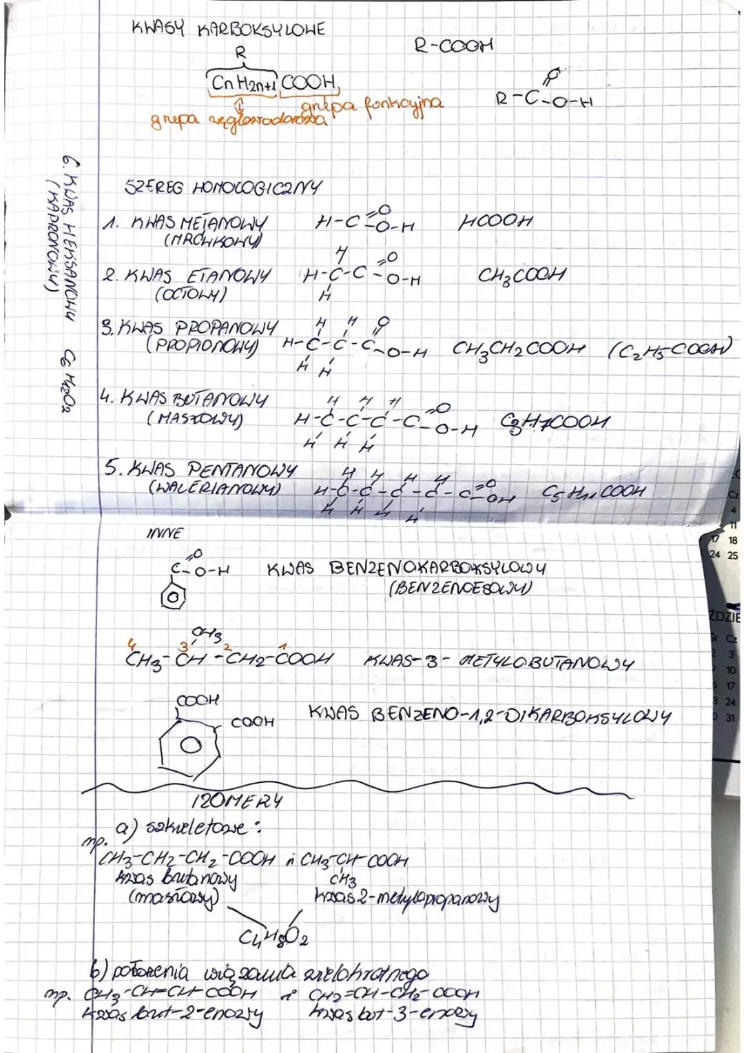 Zrozumienie Kwasów Karboksylowych i Ich Typów