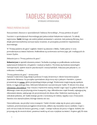 Know Opowiadania „Proszę Państwa do Gazu”, „U nas w Auschwitzu” thumbnail