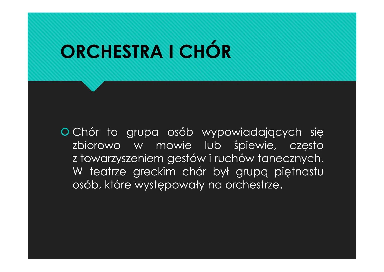 TEATR GRECKI
CZYLI POCZĄTKI DRAMATU GENEZA TEATRU GRECKIEGO
Podczas ateńskich świąt ku czci Dionizosa -
Wielkich Dionizjów organizowano konk