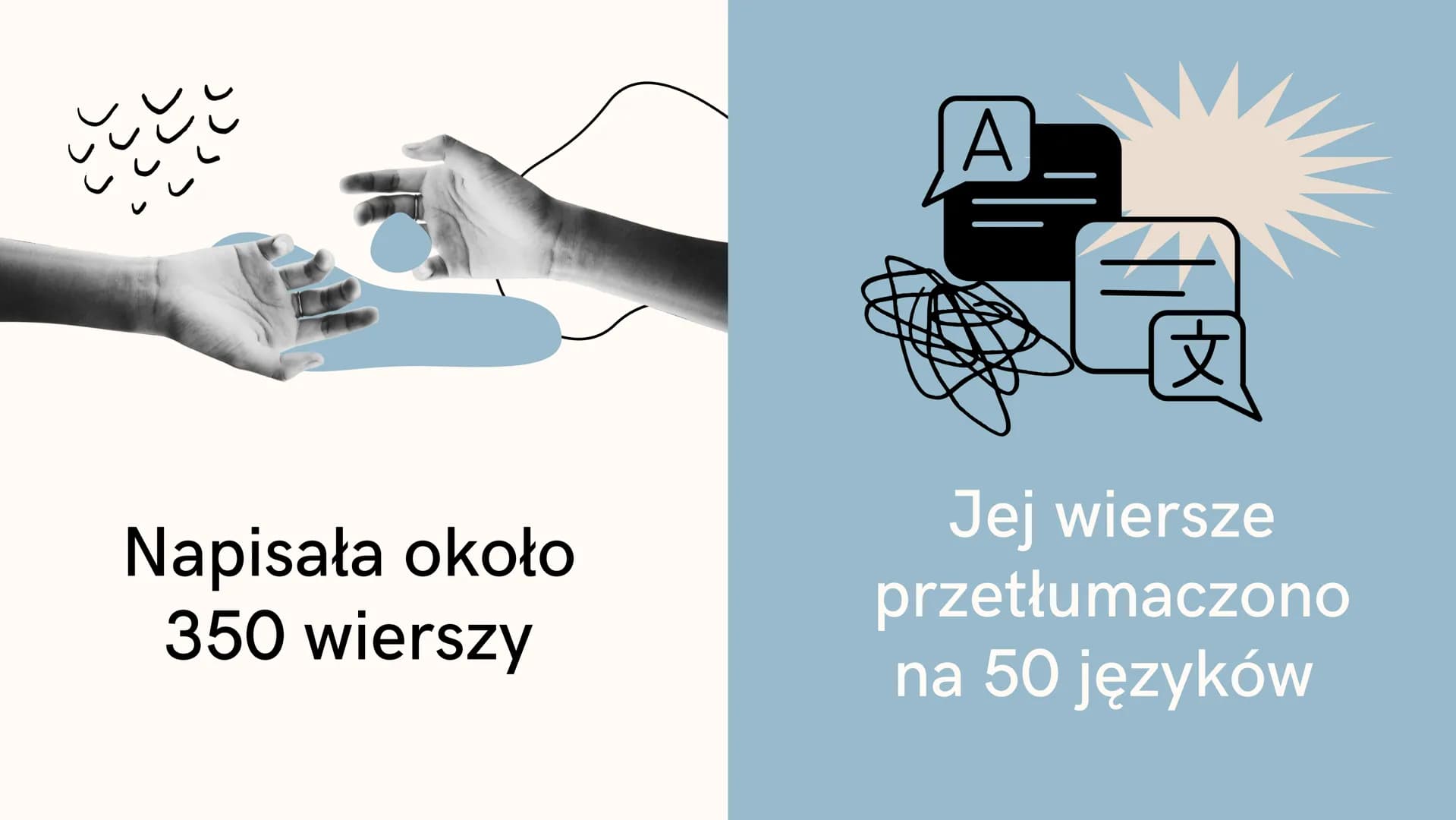 vvv
V V
CO WARTO WIEDZIEĆ
WISŁAWA
SZYMBORSKA
@wiktoria.0403 JJJ
برد
Poetka, Laureatka Nobla
za rok 1996 urodziła się
2 lipca 1923 pod
Poznan