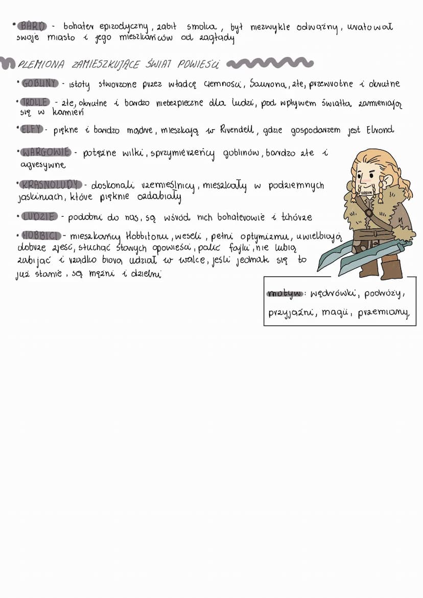 hobbit, czyli tam iz powrotem J.R.R. TOLKIEN
·chas i migsoc
Akcja opowieści vozgrywa się w czasach Trzeciej Epoki Tolkienowskiego świata i t