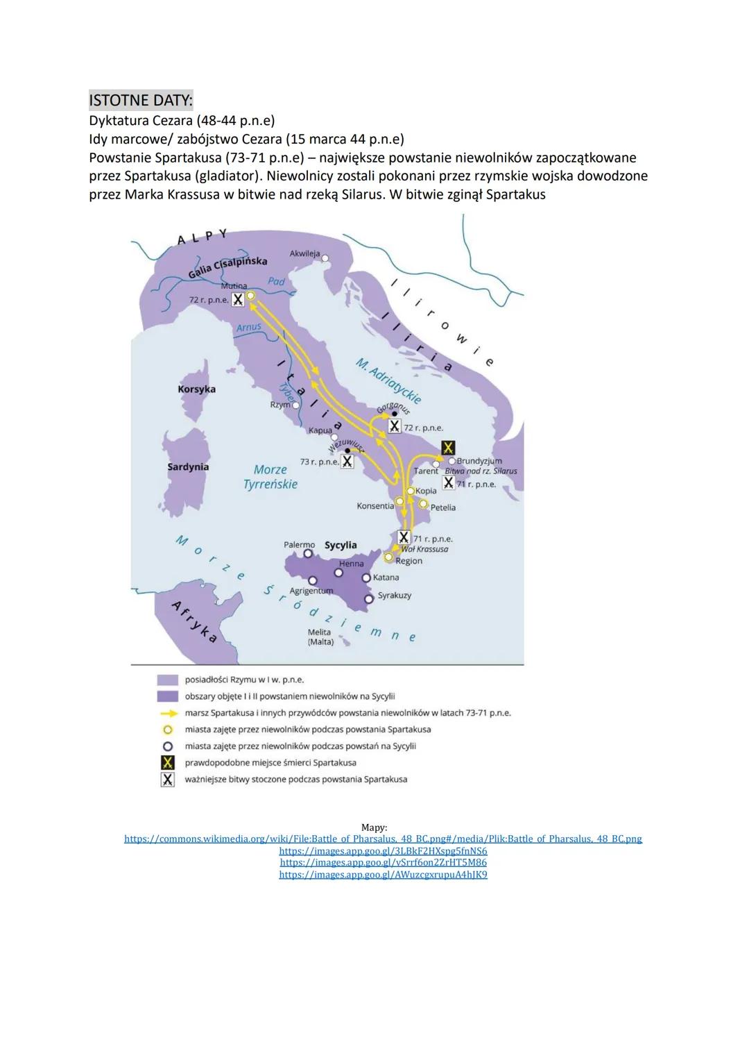 KRYZYS I UPADEK REPUBLIKI
PRZYCZYNY:
→ Walki o władzę
Brak stałego wojska
Reforma armii
➡
⇒ Administracja nie dostosowana do rozmiarów państ