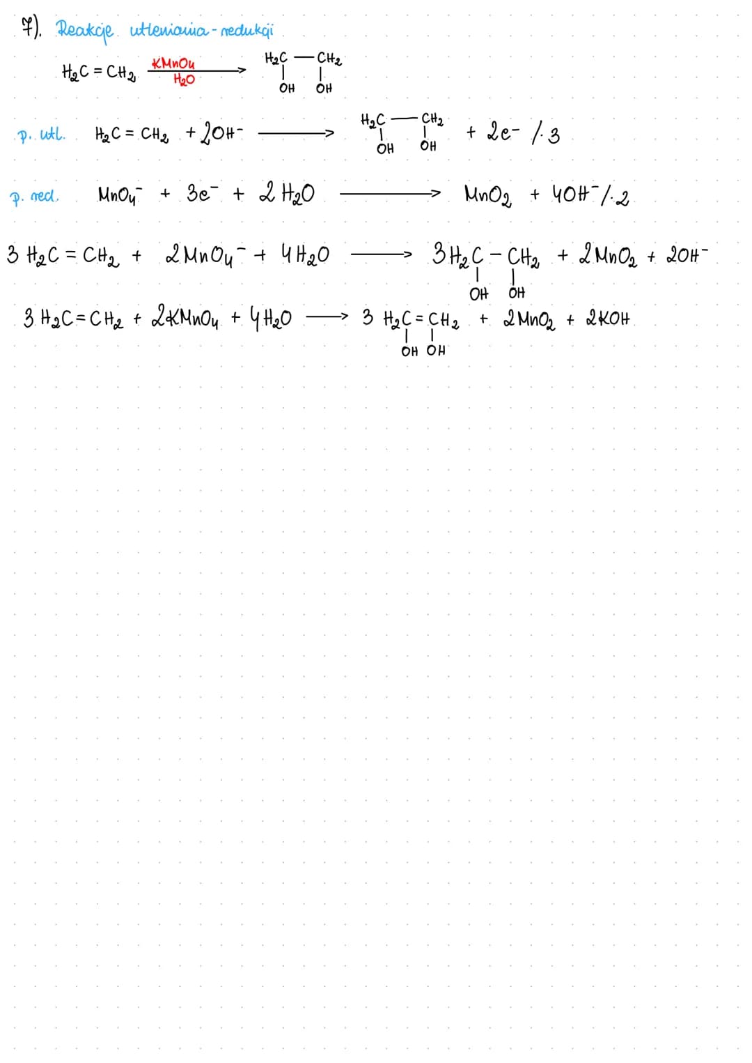 HEGLOWODORY NASYCONE
REAKCJE
1). Addycja wodoru do
· H₂C=CH₂ + H₂.
CH₂ - CH₂ - CH₂
а
H₂C-CH3
2). Syntera Hurtza (podwojenie tańcucia)
2 H₂C 