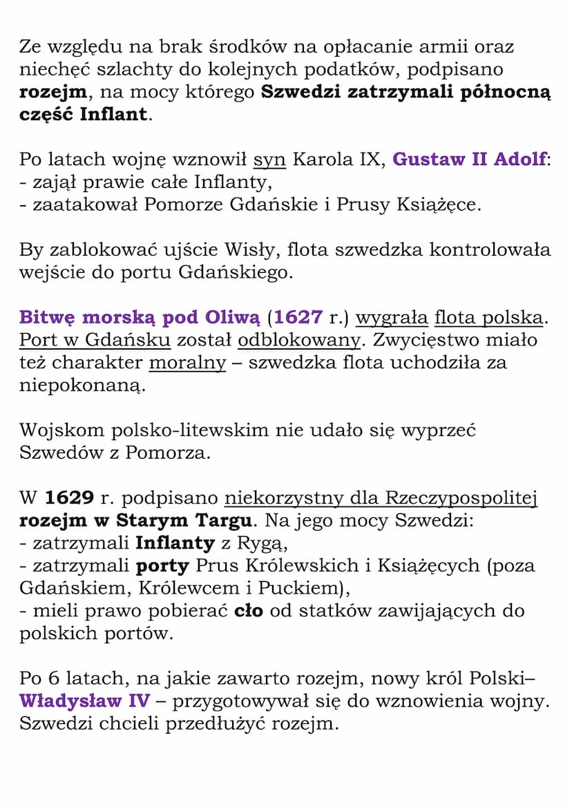 Początek wojen ze
Szwecją
W 1587 r. królem Polski został pochodzący ze Szwecji
Zygmunt III Waza.
Po śmierci swojego ojca (1592 r.) rządził w