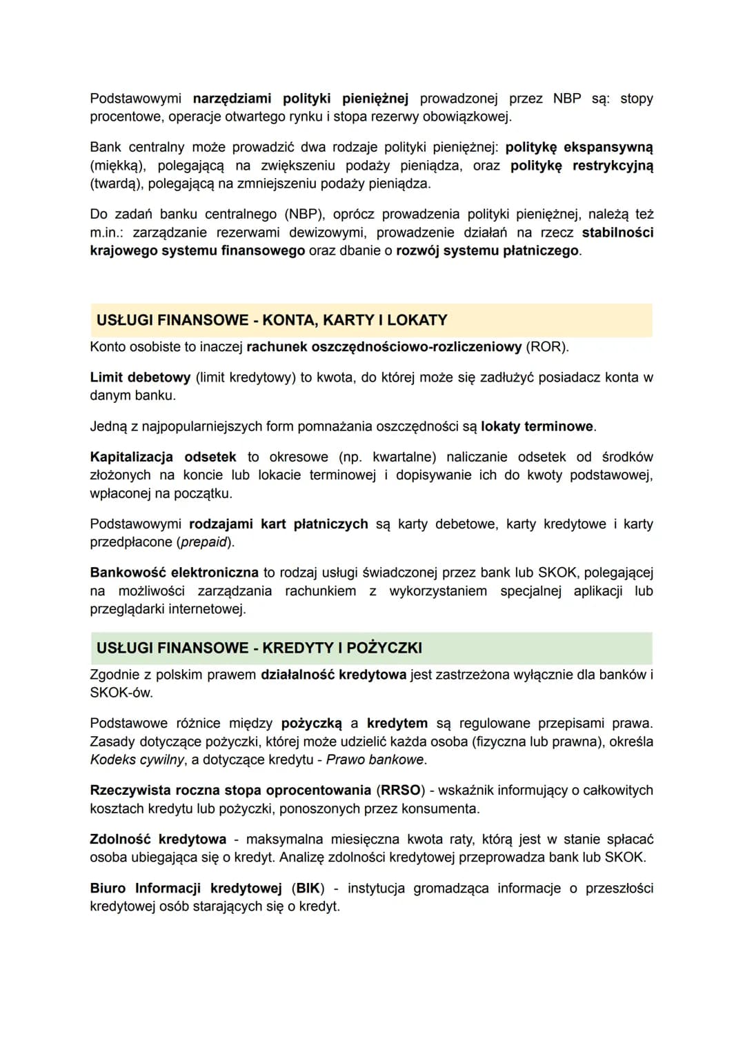 PIENIĄDZ
Pieniądz - powszechnie stosowany i akceptowany ekwiwalent towarów i usług, trwale
wyrażający ich wartość oraz bezpośrednio na nie w