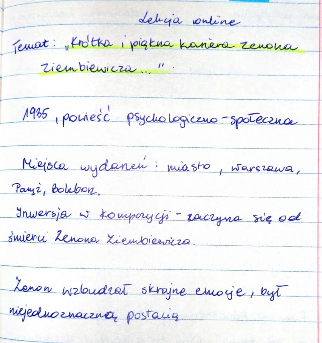 Lebija online
Temat:
Темат: "kno'tka i pigkna капена челона
Ziembiewicza.....
1935 powieść psychologiczno-Społeczna
poriesc
Miejsca wydaneń: